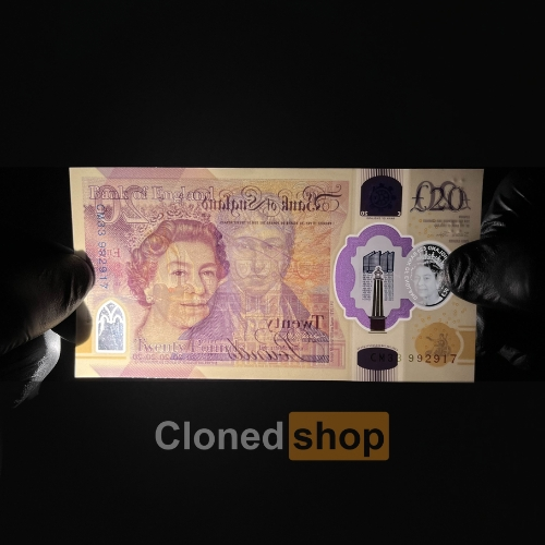 20 GBP back