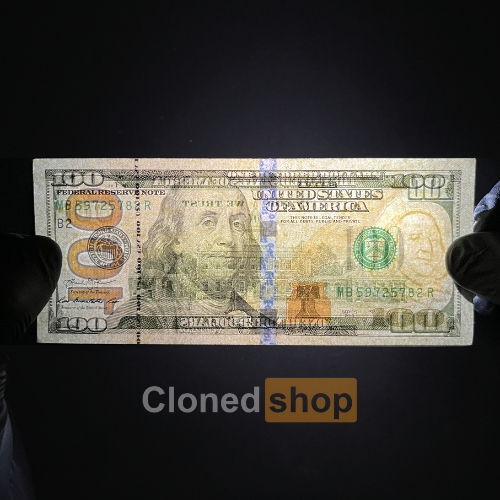 100 USD front